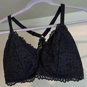 Auden Black Lace Lightly Lined Bralette